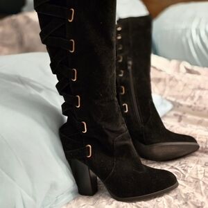 Above the knee women's boots